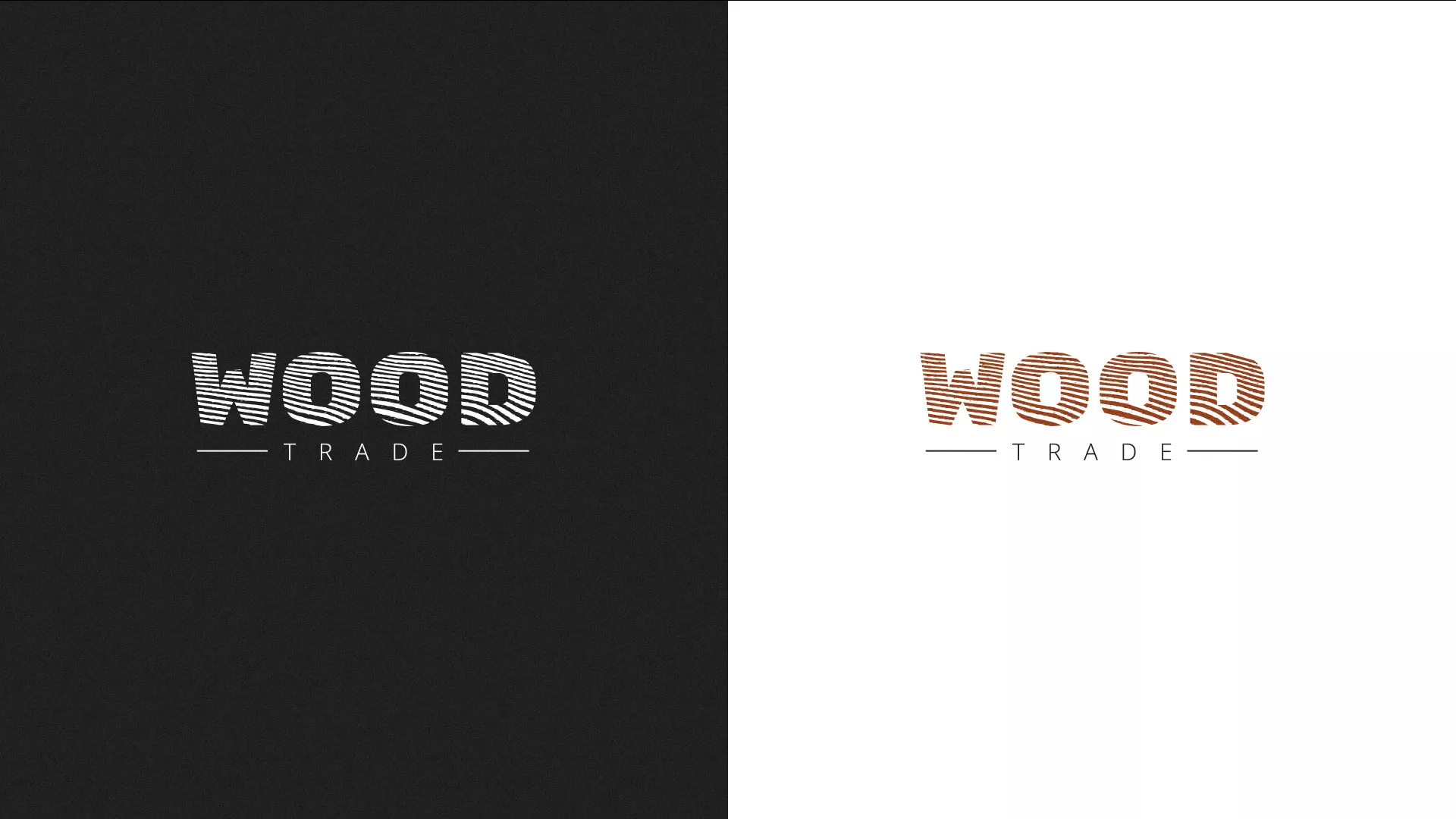 Разработка логотипа для компании «Wood Trade» в Лисках